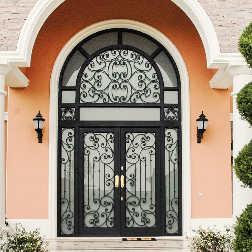 wrought iron gate forged door with the best heat preservation effect