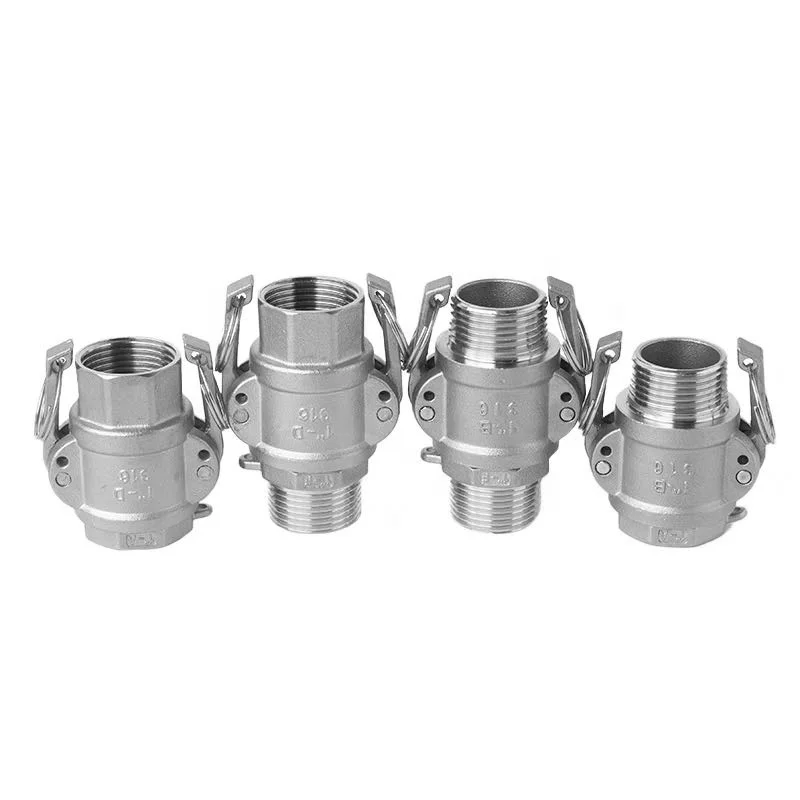B Тип SS Camlock муфта резьбовые фитинги из нержавеющей стали промышленные кулачковые и канавочные соединители