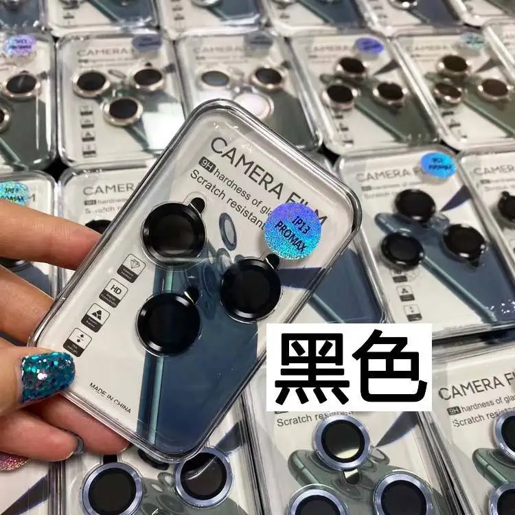 3d Full Coverage Camera Lens Screen Protector For Iphone 13 14 Pro Max Tempered Glass Screen Camera Protector