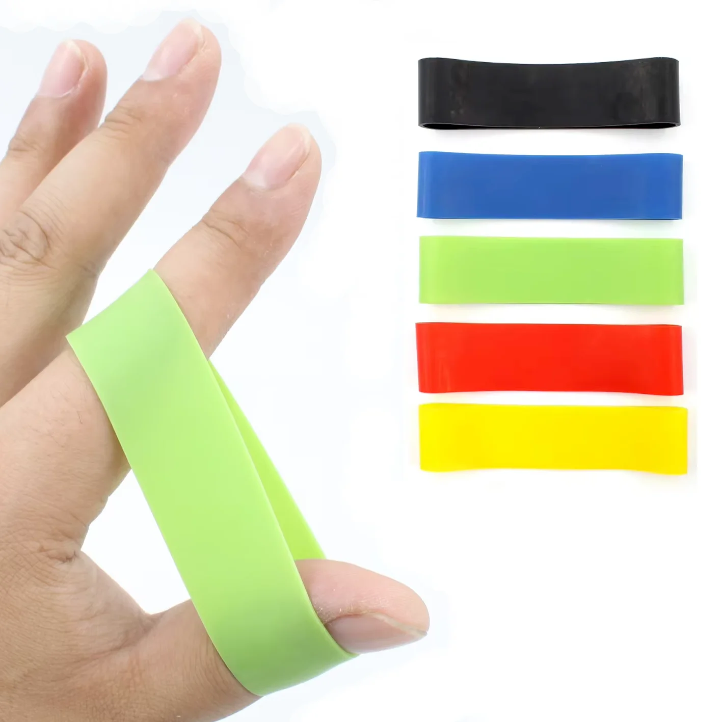 Hot Sell Finger Hand Workout Resistance Bands Mini Finger Exercise Band