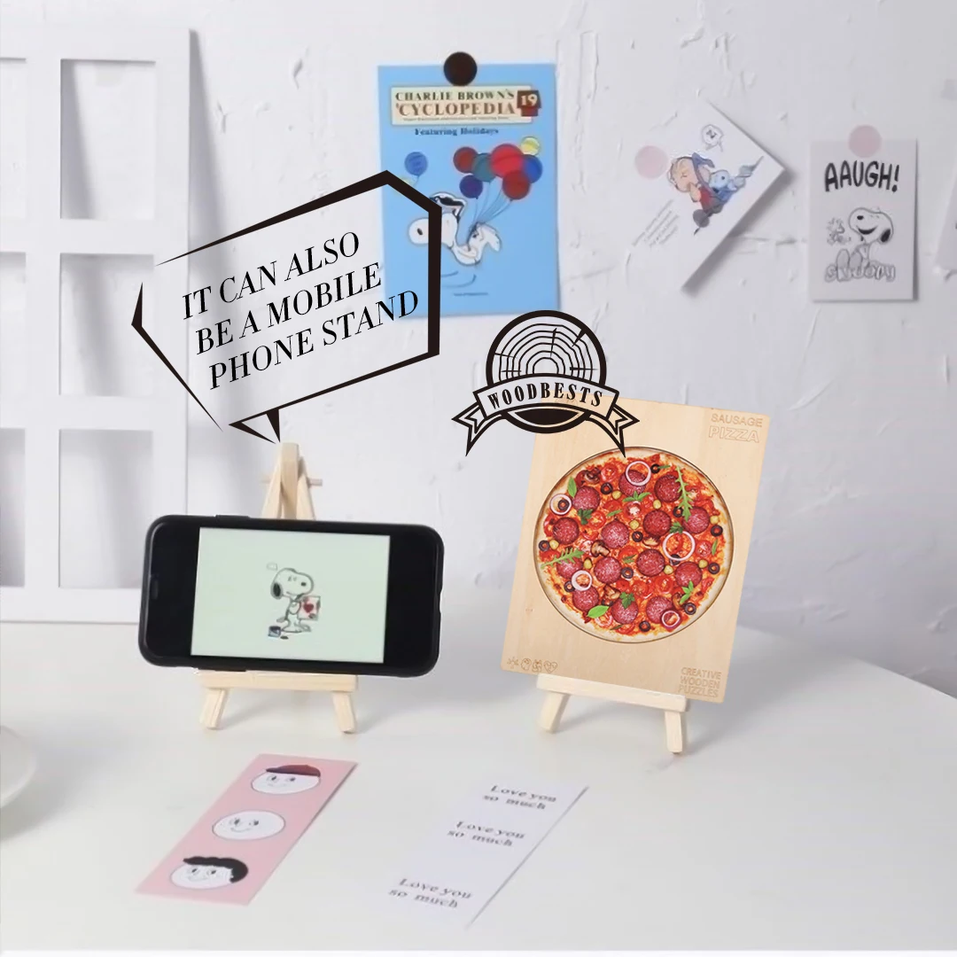 Woodbest Customized design high quality plywood jigsaw puzzles best Christmas gifts kids toys educational puzzle