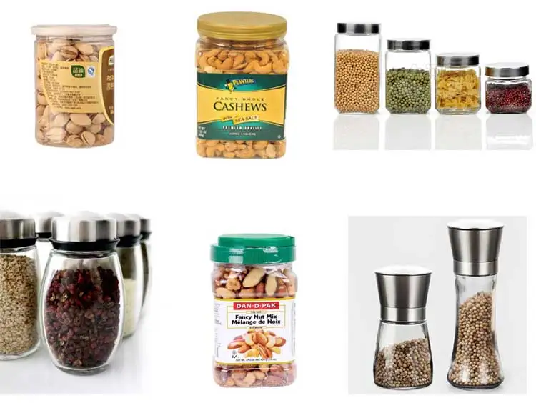 Automatic granule jars filling machines oil filling packing machine