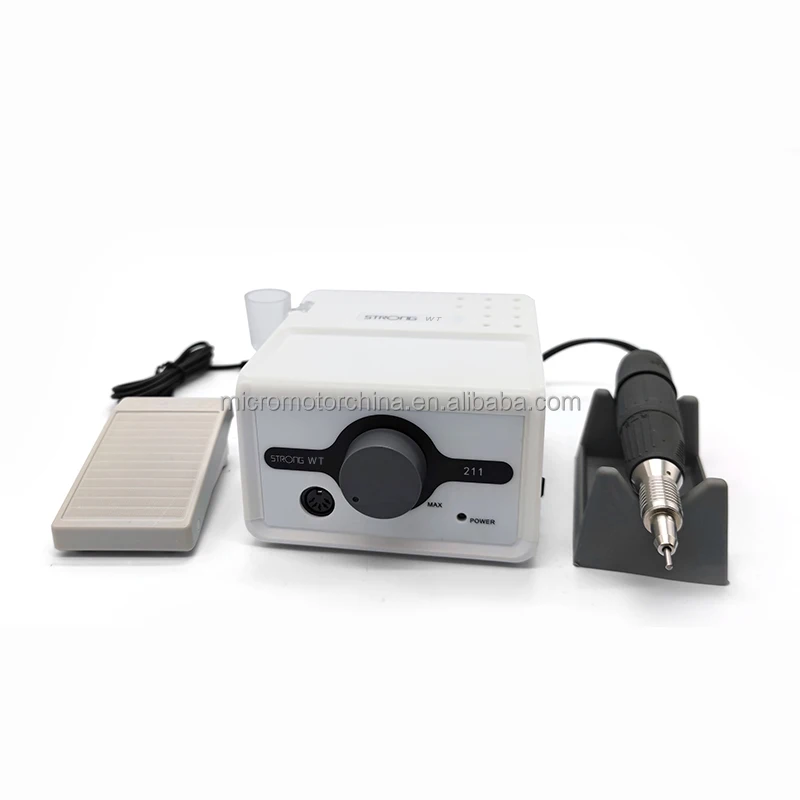 35000rpm nail salon equipment Strong wt max 211 B135 nail art micromotor electric nail art drill machine