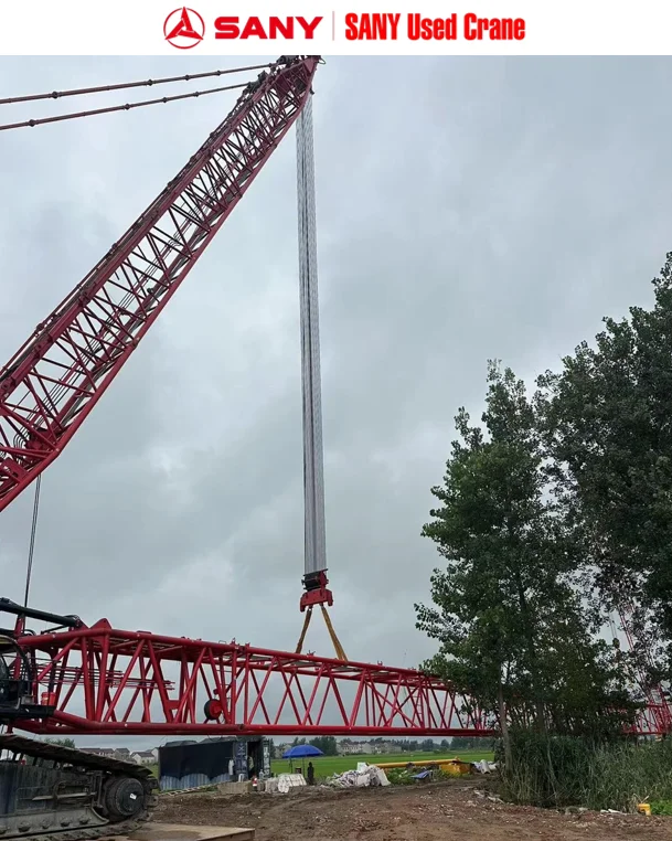 SANY Officially Certified Used 800t Crawler Crane SCC8000A No.00566 with Core Components Engine Motor Pump Gearbox