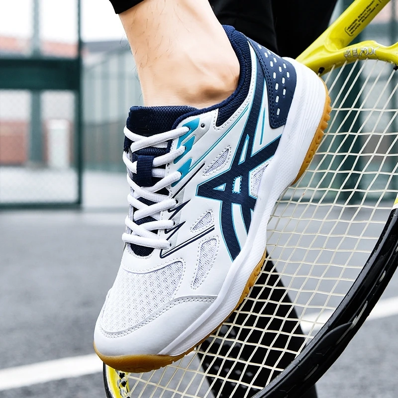 Unisex badminton shoes, lightweight tennis shoes, non-slip, breathable and Fashionable tennis sneakers