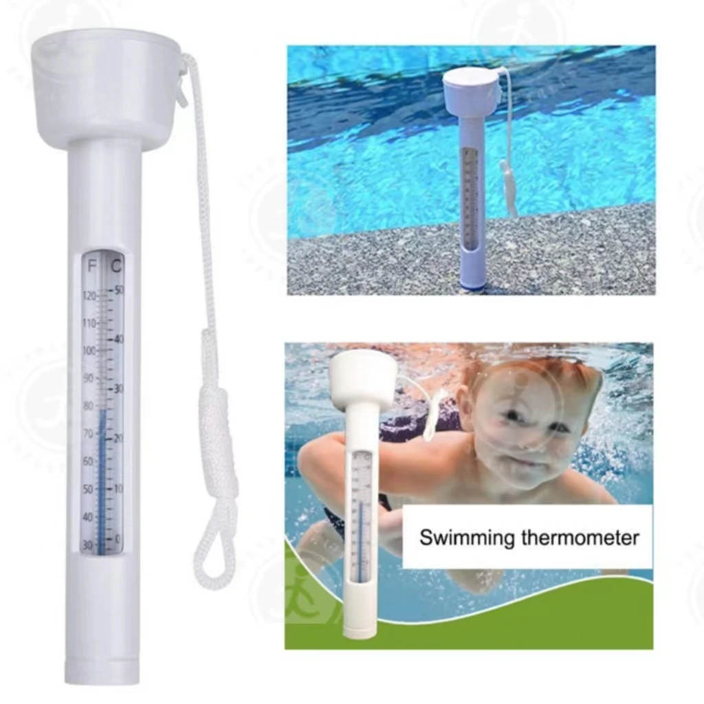 Deluxe Floating Pool Water Thermometer floating water thermometer cylindrical Ice Bath Tub Thermometers