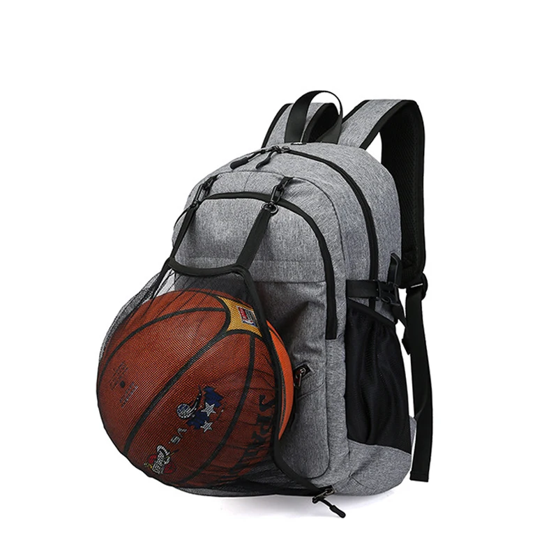 Manufacturer Sport School Simple Basketball Backpack Soccer Sport Ball Bag Smart Back Pack Travel Business USB Laptop Backpack