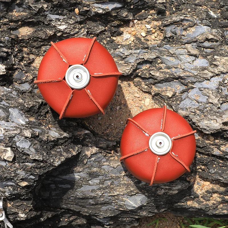Custom Camping Gas Stove Cylinder Leather Cover Gas Tank Accessories Canister Propane Cylinder Protective Case