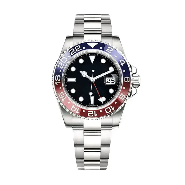 ETA Mens Watches 40mm Automatic Watch Red Blue 904L Stainless Steel 3285 Movement Best Quality for Men Rollexes watches
