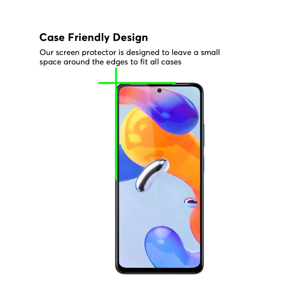 Touch 3d full curved screen protector for Xiaomi Redmi Note 11 glass display cell phone