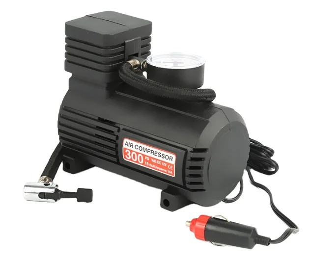Hot sales high pressure 100 to 300 psi plastic air compressor car accessories electric air pump for car tires