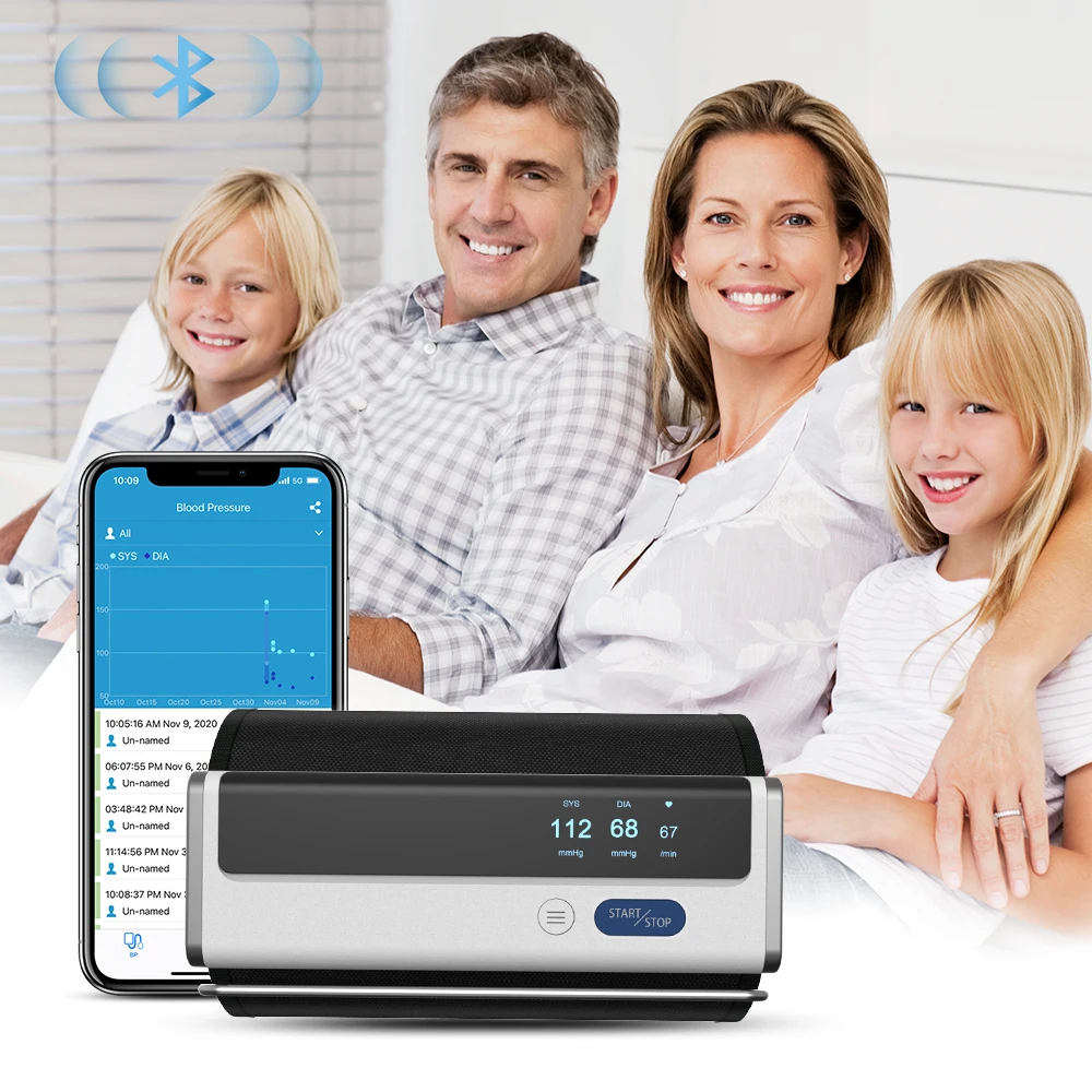 Цифровой Сфигмоманометр Wellue BP2A со стетоскопом анероидный сфигмоманометр манжета для измерения артериального давления