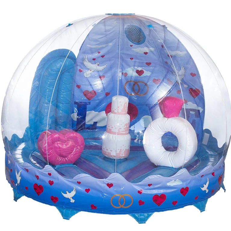 T2-4133 15x15ft Wedding Globe inflatable bouncerJumping Air Bouncer big bounce houses for sale