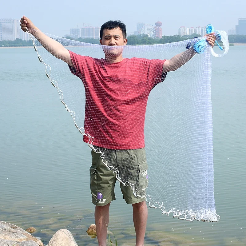 RISING Hot Selling 2.4m-7.2m Diameter American Style Cast Throw Strong PE Nylon Monofilament Buy Fishing Nets