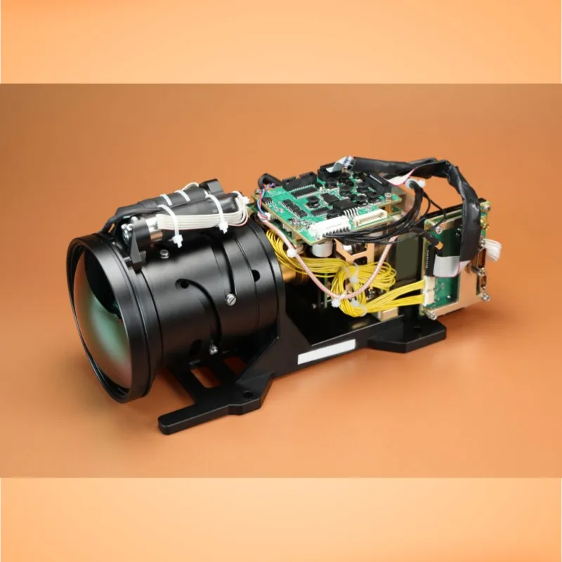 High resolution thermal imaging camera module with alarming for security and border defense