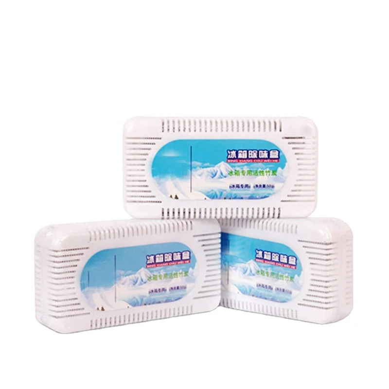 Eco friendly moisture absorbing activated carbon refrigerator deodorizing sterilizer odor absorber box for refrigerator
