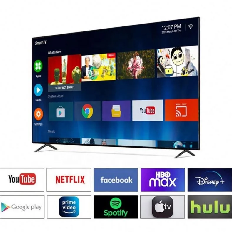 smart tv 55 inches Television 4k 32 40 43 50 65 Inch LED Tv With Android WiFi 45 inch smart tv