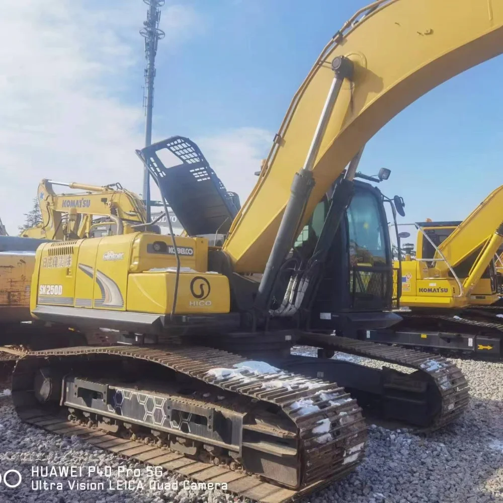 KOBELCO SK250D гусеничный гидравлический экскаватор 25 тонн б/у хорошее состояние дешевая распродажа