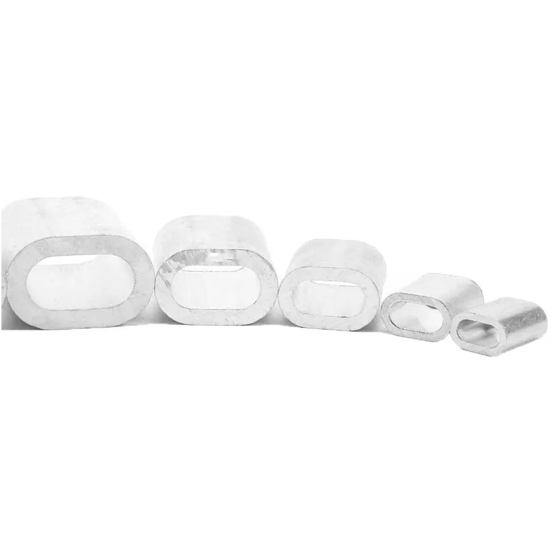 Aluminium sleeve  DIN3093 Oval wire rope sleeve