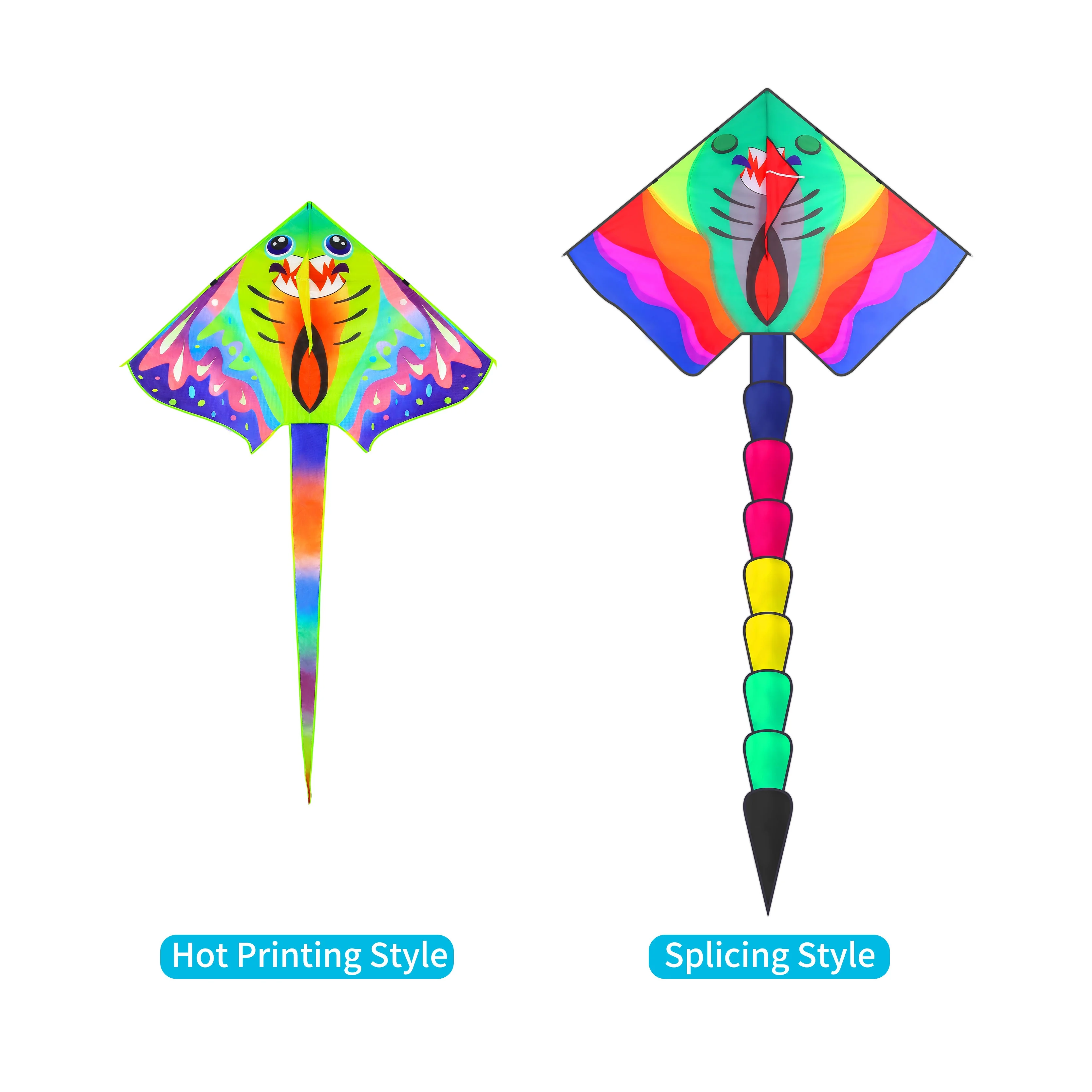Size can be customized kites for adults flying kite Polyester fish kites