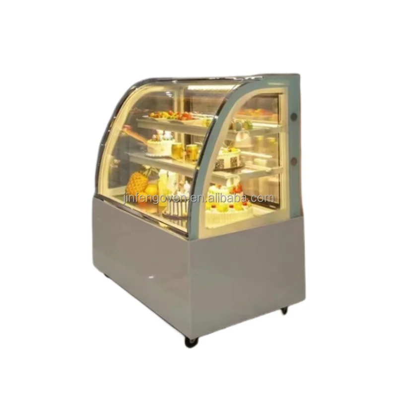 Professional modern commercial equipment pastry refrigerated table top bakery showcase cake display cabinet
