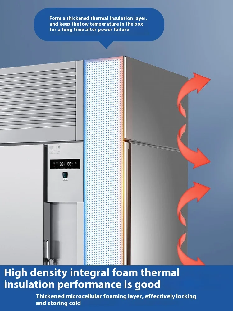 Commercial Blast Freezer Cold Cabinet Air-Cooled Quick-Frozen Cooking Equipment Steamed Buns Seafood Refrigerator