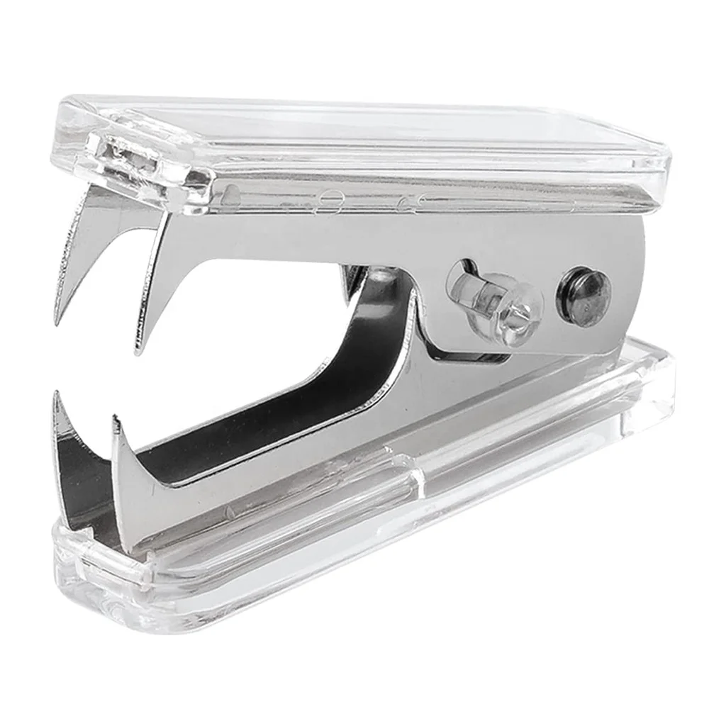 Золотой блеск акриловое волокно штапельное приспособление для удаления внутреннего стерженя металлические инструменты удаления акриловые канцелярские товары Степлер Remover