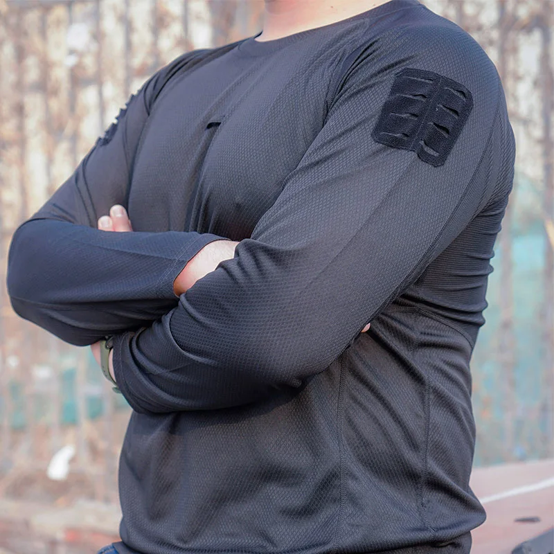 Tactical outdoor business commute single speed dry long sleeve