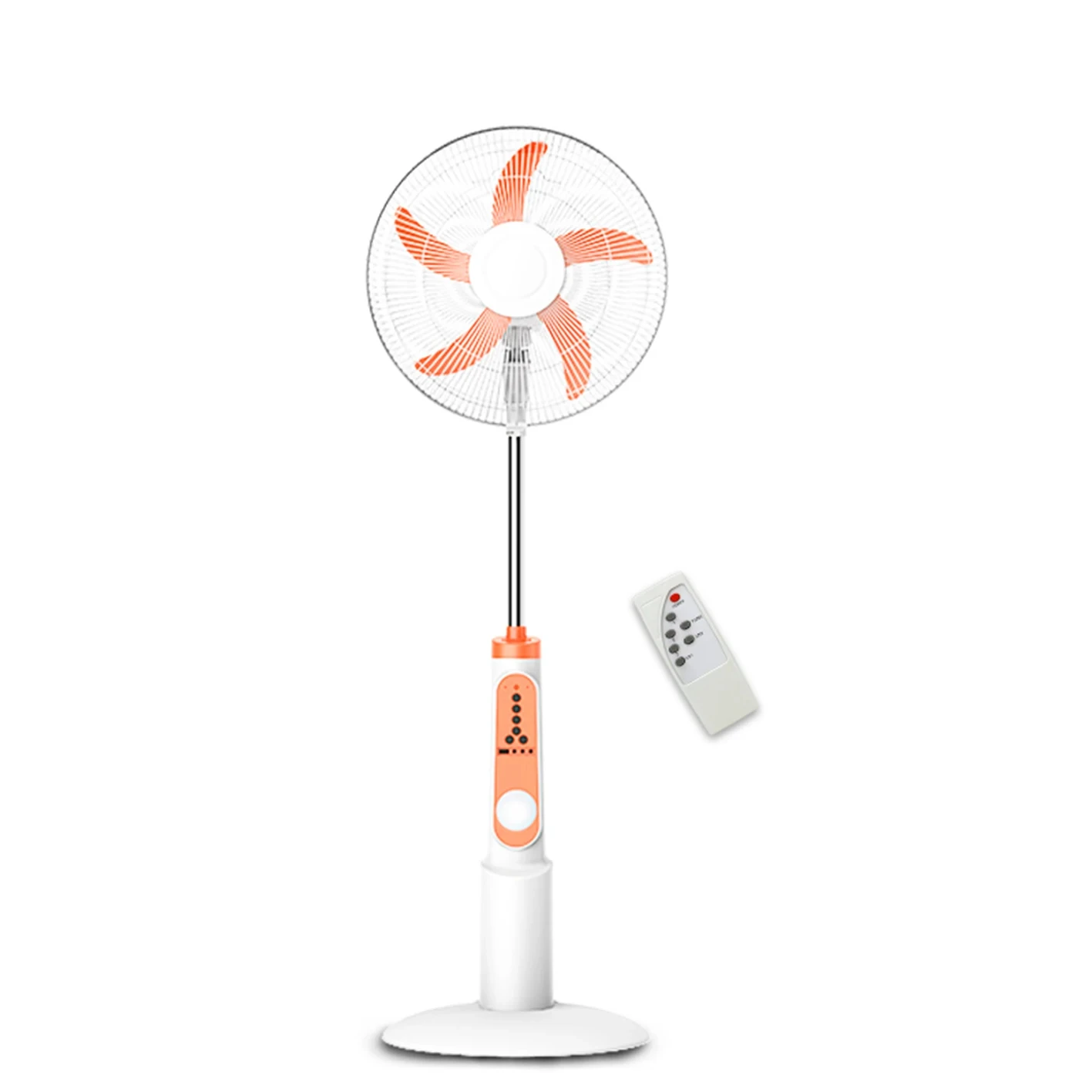 EASY POWER hot selling in stock new product 18 inch 5 blades solar fan with panel and battery