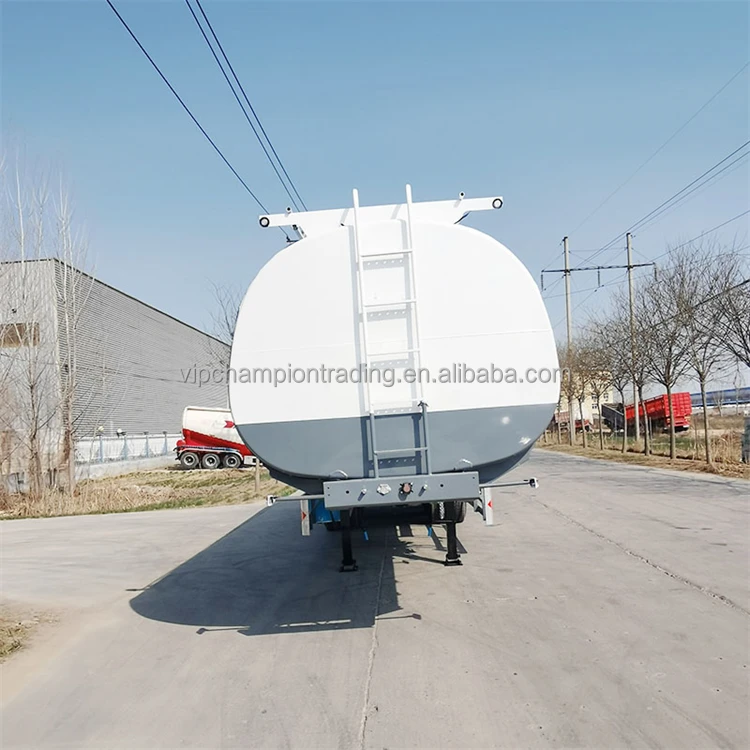 60cbm LPG Gas Tanker Asphalt Tank Semi Trailer Aluminum Carbon Steel Stainless Fuel Bowser Fuel Tank Trailer