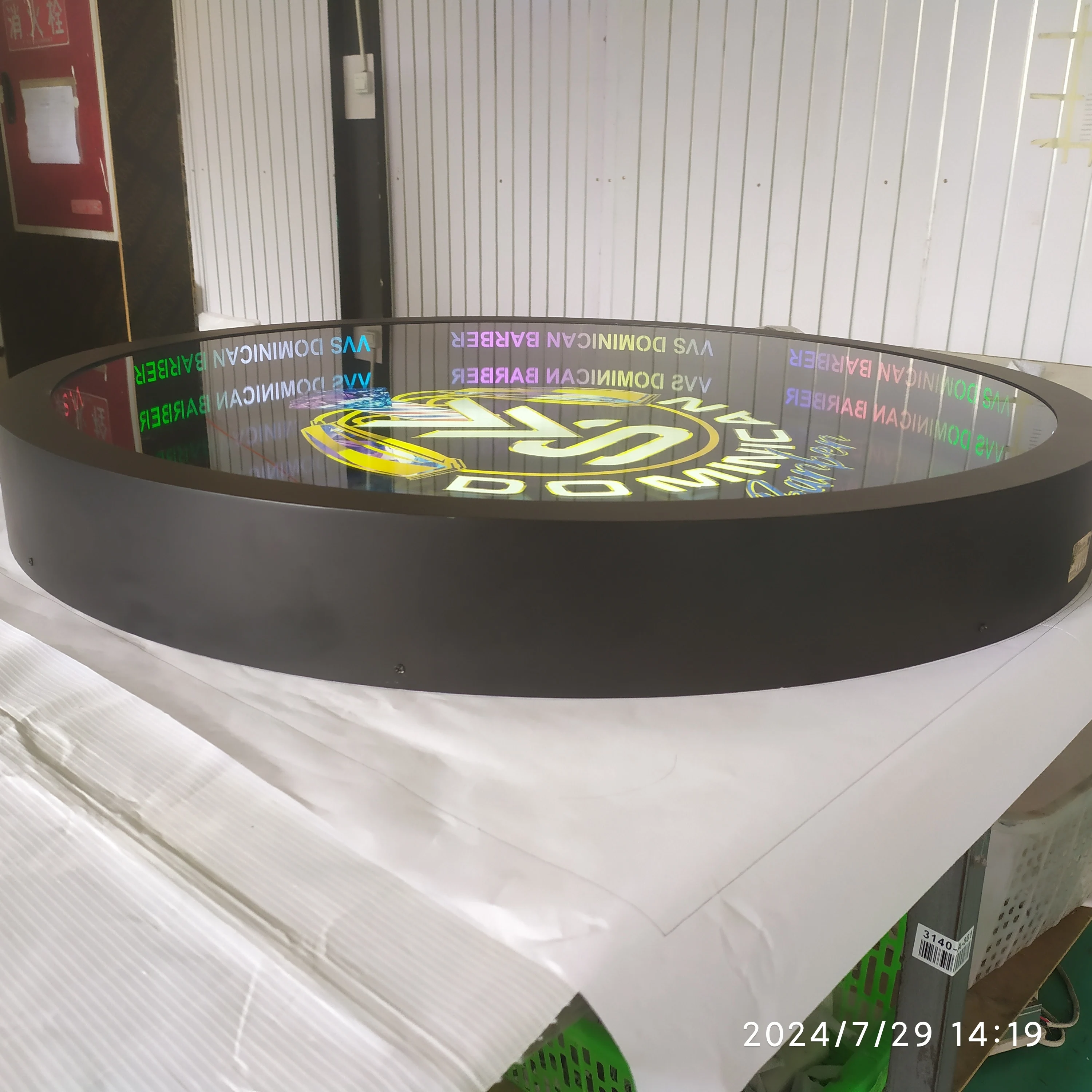 JAGUARSIGN Direct Factory Custom Infinity LED Light Box Stainless Steel and Acrylic Two-Way Mirror Cabinet for Office Use