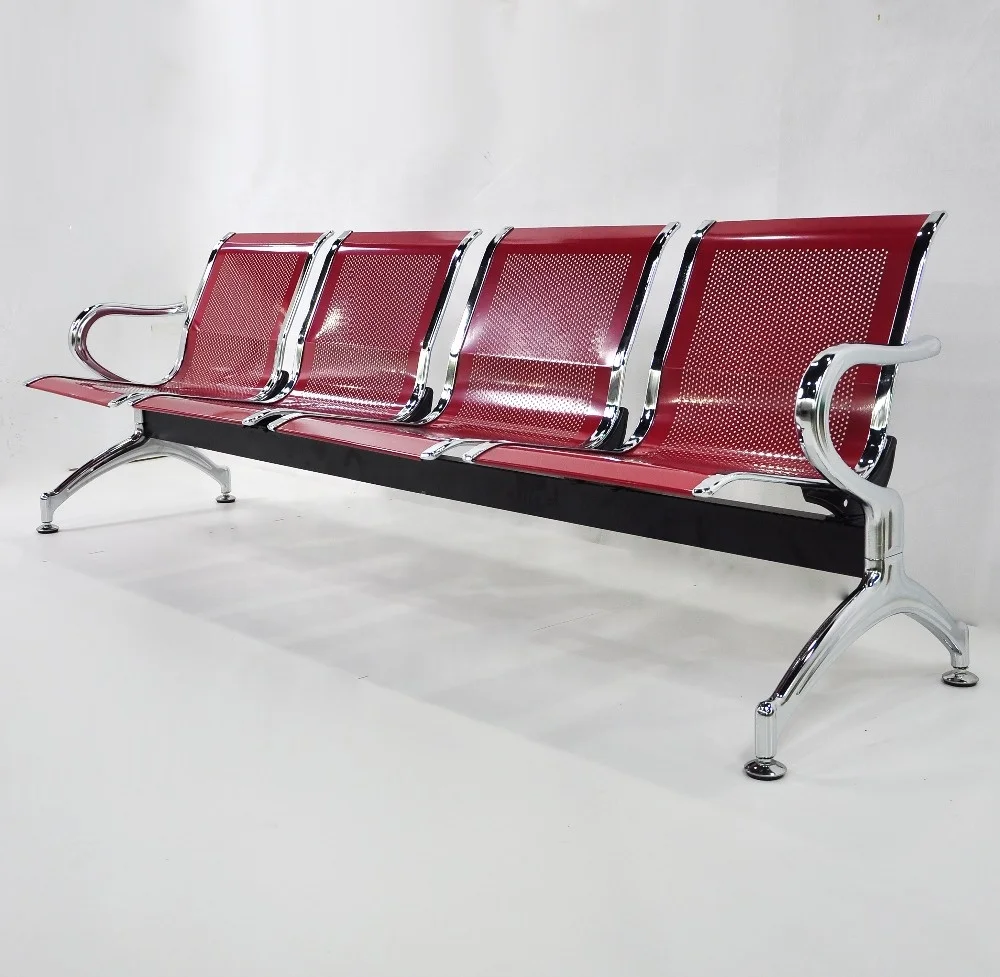 4 Seats Waiting Room Bench Seats Gang Chair Waiting Area Chairs Airport Waiting Chair