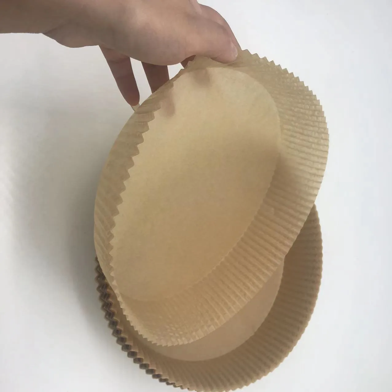 Wholesale Air Fryer Liner Disposable Corrugate Air Fryer Paper Liner Parchment Round Square Shape Air Fryer Paper Liners