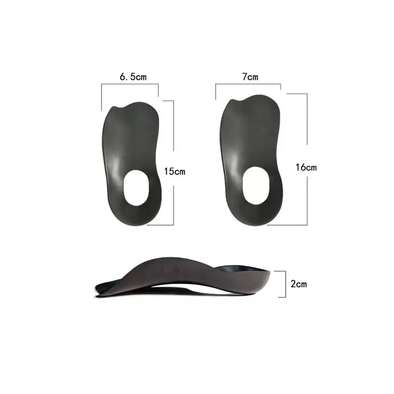 Flat Foot Orthopedic Insoles Arch Pads Correct Flat Plantar Support Deflection Corrective Valgus Orthosis