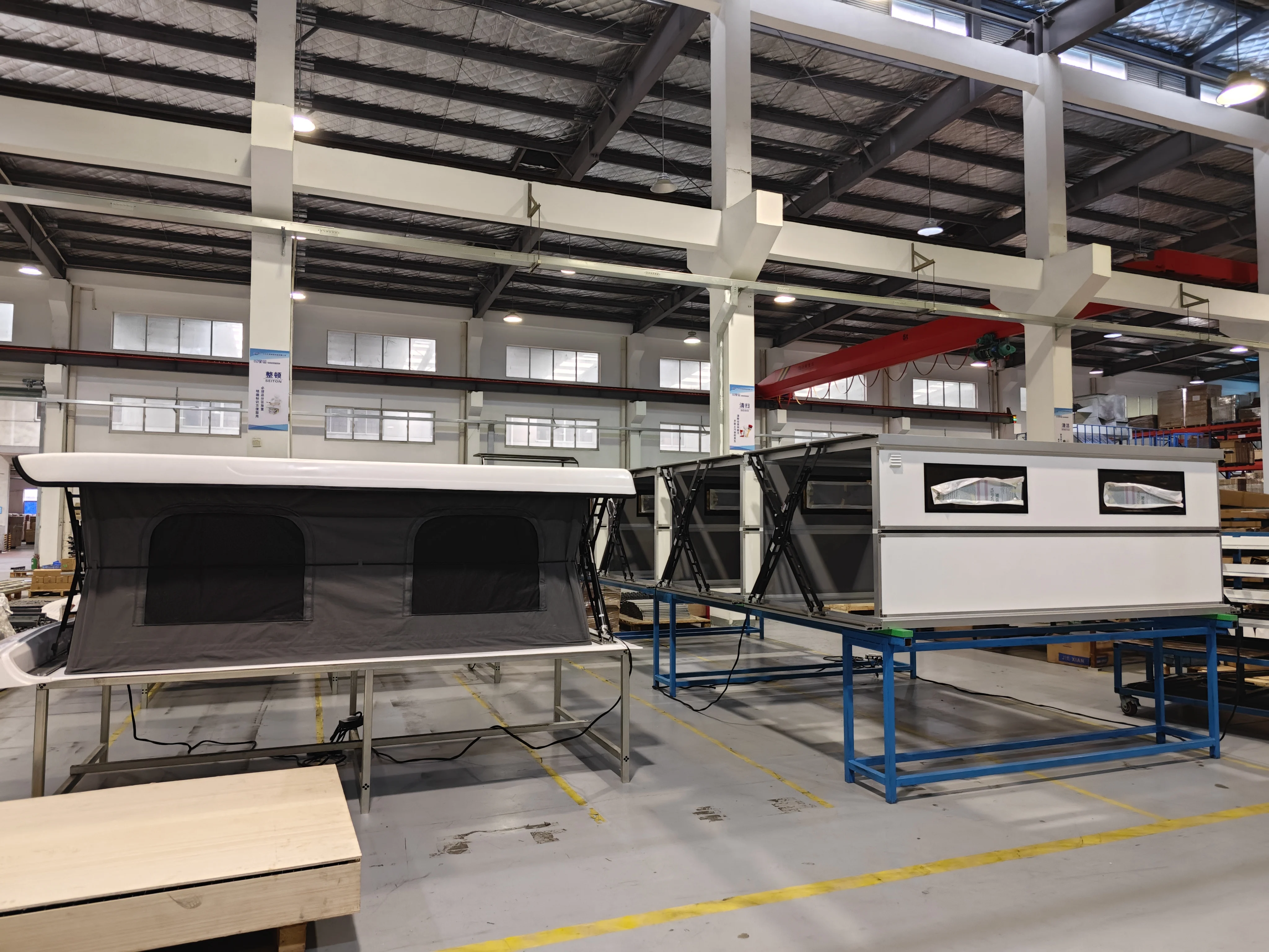 Dongtai Company Electric Lifting Roof Top Tent Straight up Pop up System for Marine Campervan Roof