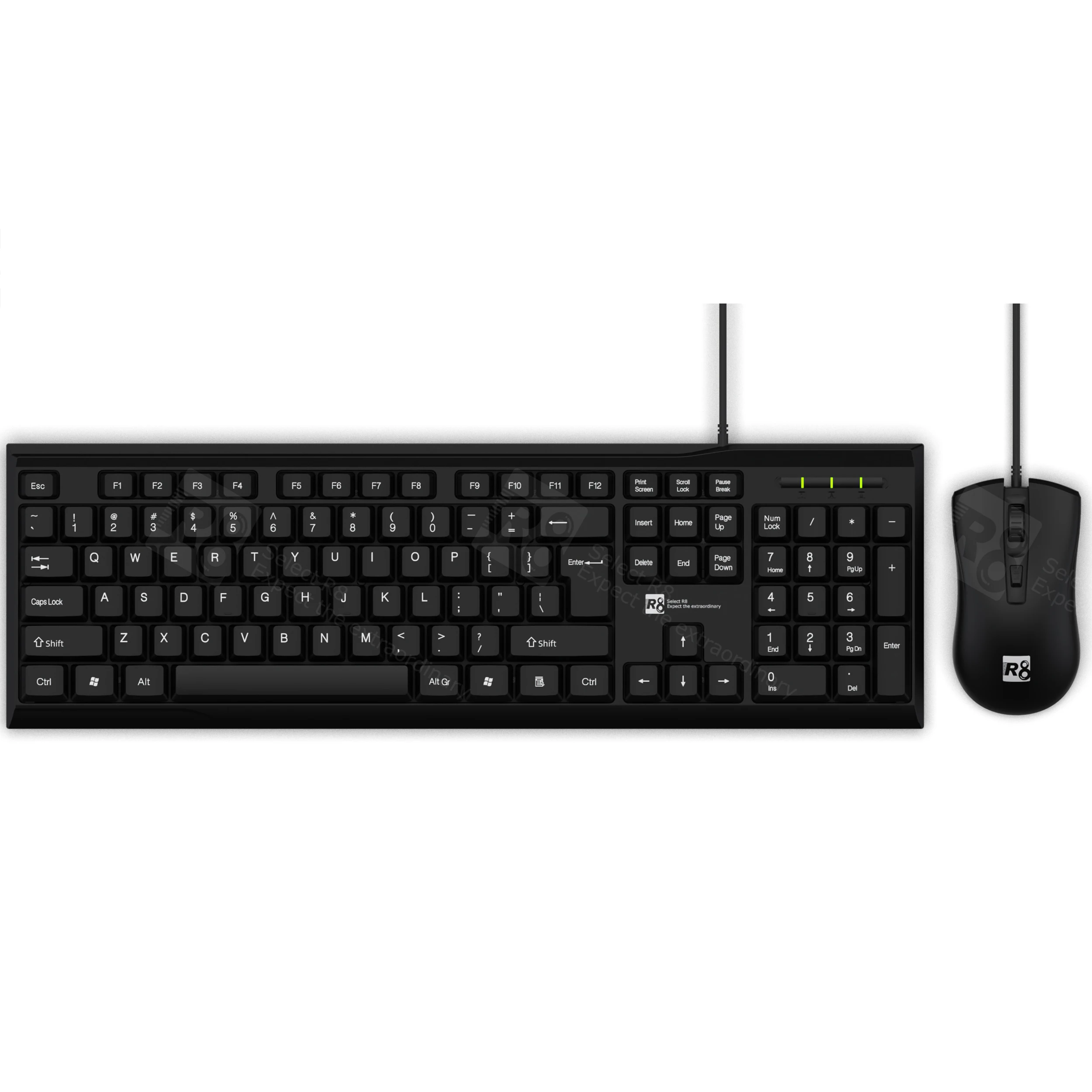 2021 New Ergonomic Usb Wired Pc Computer Mouse Keyboard Combo De  Teclado Y Mouse For Office