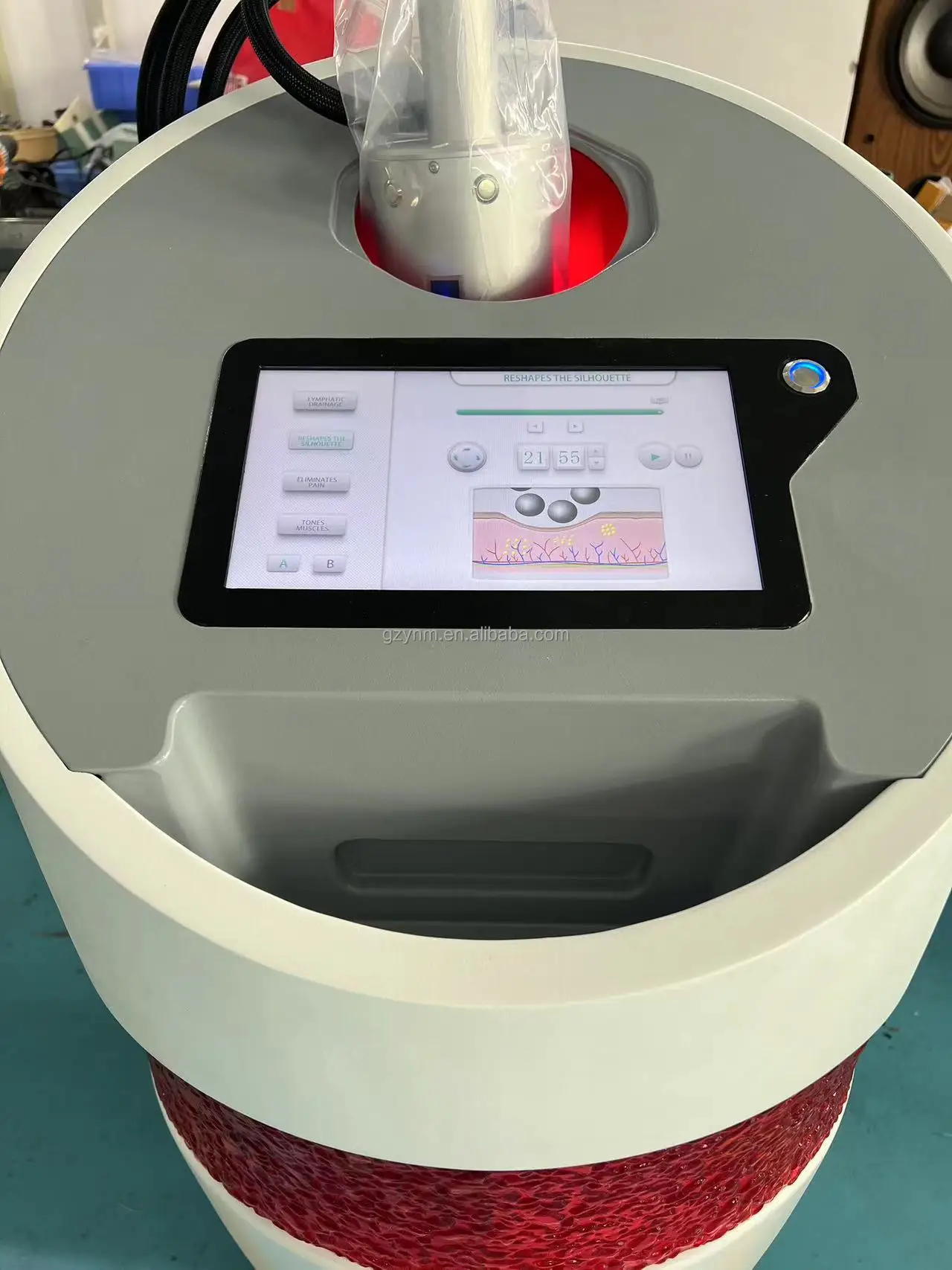 YINAIMEI Portable Cellulite Reduction Inner Ball Endo Roller Massage Weight Loss Therapy Body Slimming Machine