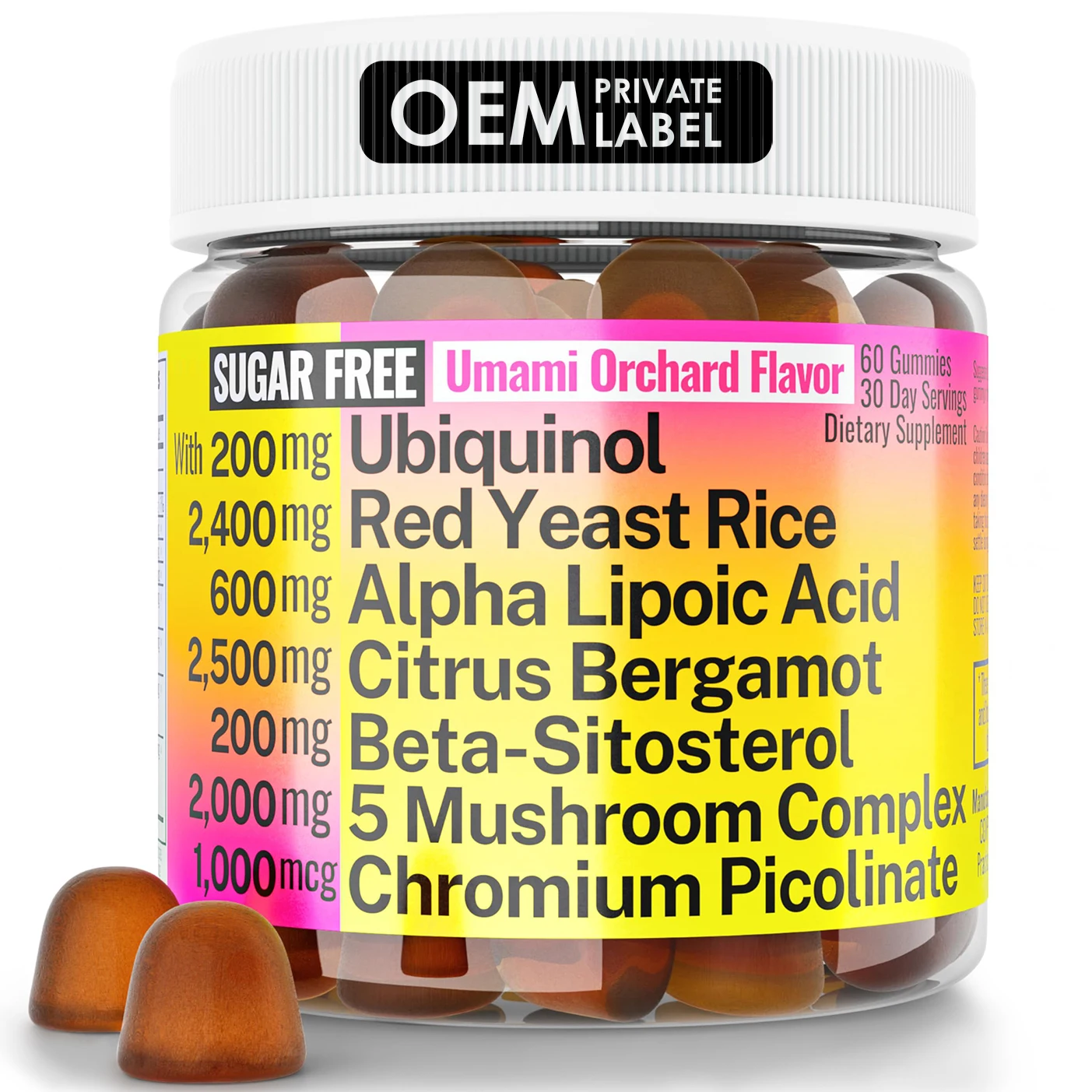 OEM грибной комплекс, добавки, Львиная Грива, кордицепс, Рейши, Чага, жевание