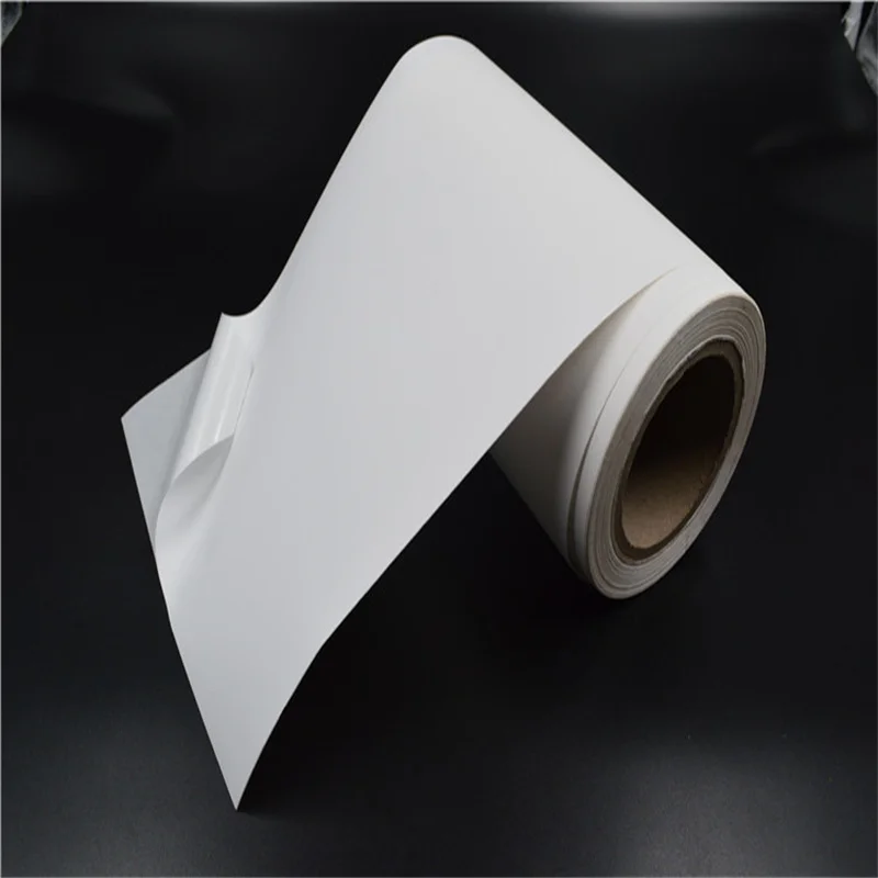 Self adhesive Packaging Labels Heat Resistant Adhesive Vinyl Roll Removable paper for label printing