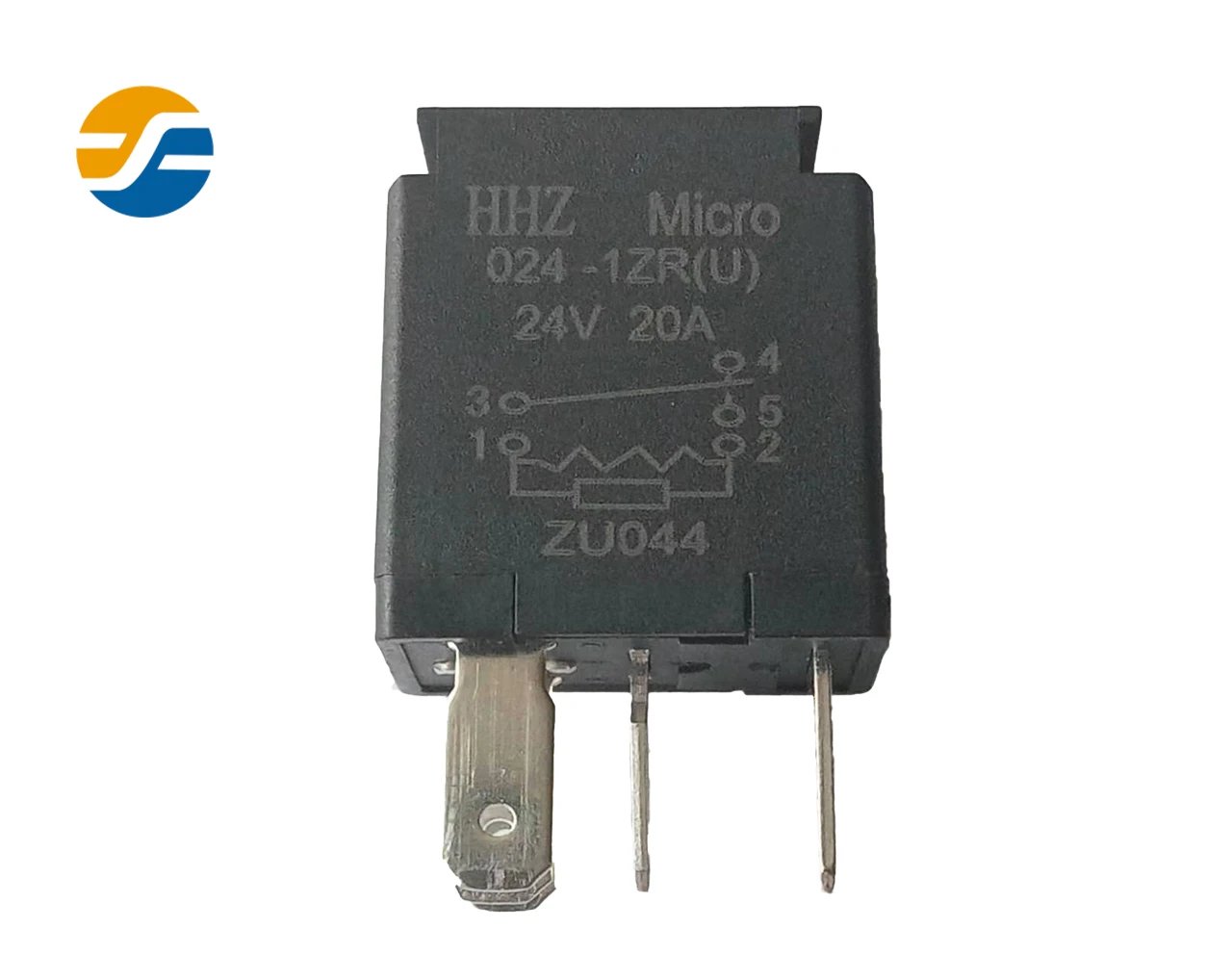 Car Relay 5 plug 024-1ZR(U) HHZ Mirco 24V 20A ZU044 KINGLONG YUTONG HIGER GOLGEN DRAGON Bus parts