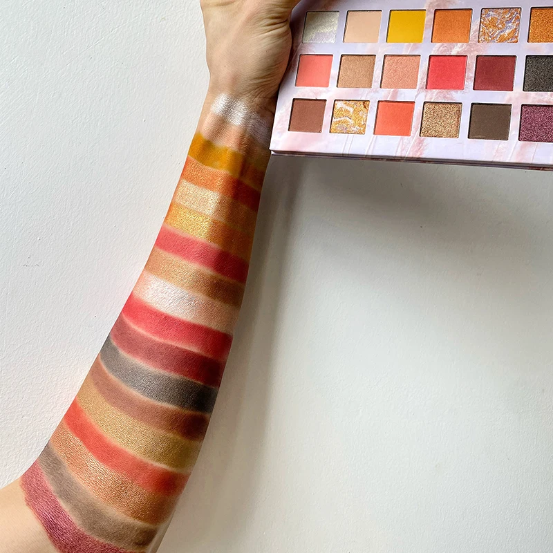 Фирменная торговая марка крем для век мерцающие матовые тени макияж с логотипом на заказ водостойкая палитра теней высоким