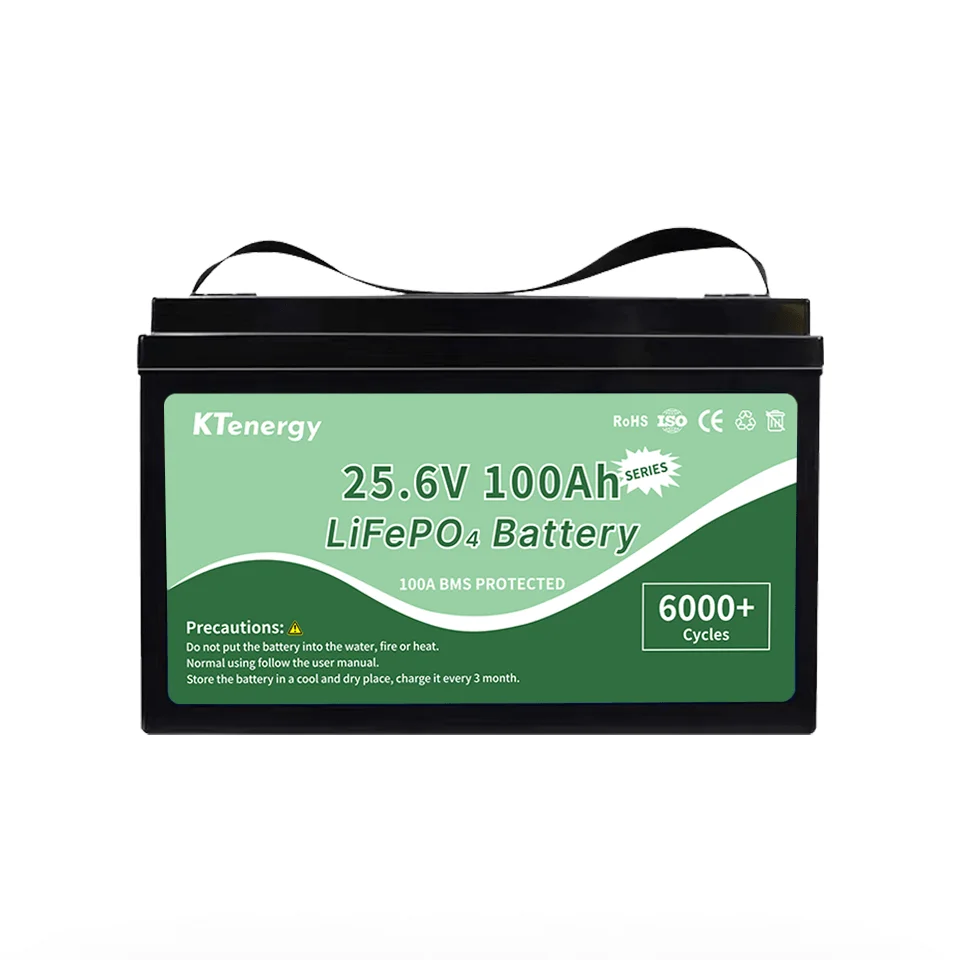 KTenergy Factory LFP Rechargeable Long Life 24V Lead Acid Replacement LiFePO4 Lithium Ion Battery with BMS for Energy