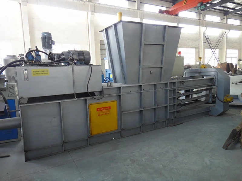 China Factory direct sale horizontal  plastic film baler machine Automatic Horizontal Hydraulic Baler Machinery