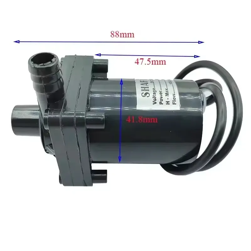 DC12V Micro Water Pump 10LPM Large Flow 8W Self-priming Suction Water Pump Submersible Pump