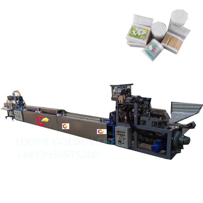 Full automatic Ear Cleaning Cotton Swab Buds Making Machine Cotton Bud Production Machine Cotton Swab Making Machine