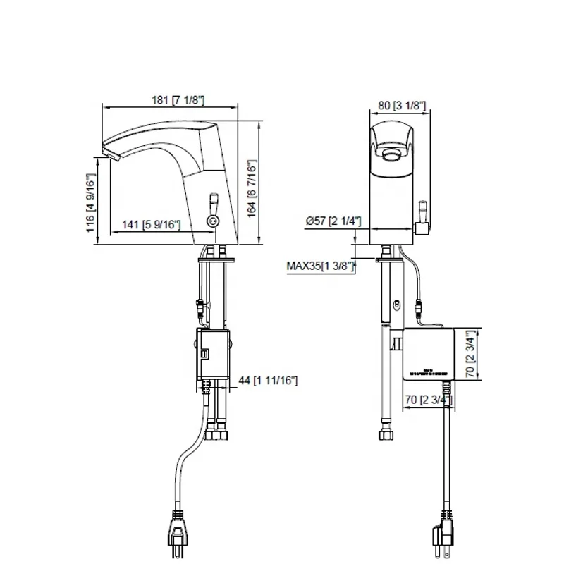Sensor Faucet Automatic Basin Tap Infrared Faucet Bathroom Faucet