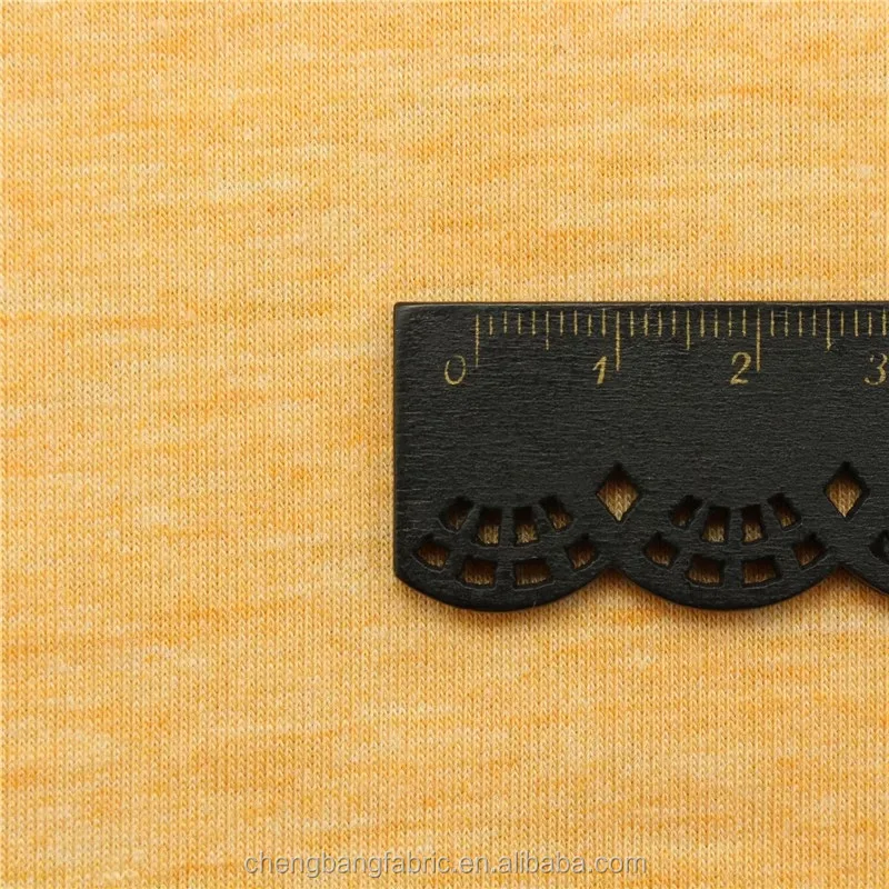 Готово к отправке TC 65 35 полиэстер хлопок Меланж Цветной трикотажная ткань