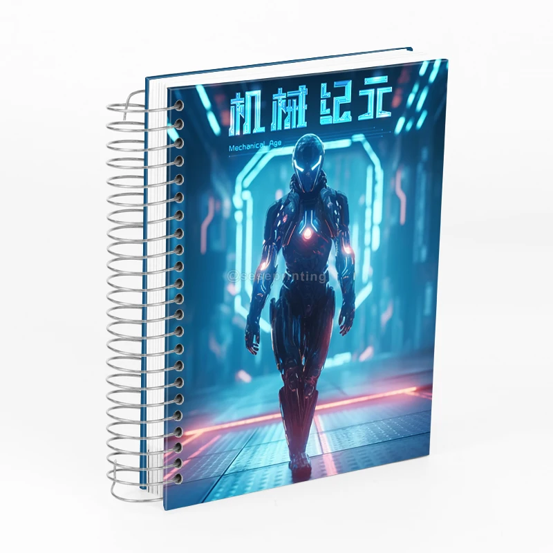 Manufacturer Custom Printed A5 Journal Personalized Monthly Planner Hard Cover Spiral Notebook