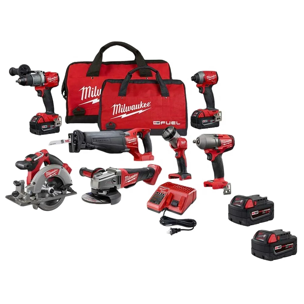 
 Предложение Новый MilWauKeeS_2695-15 M18 2896-26 M18 топлива дрель makita 18V аккумуляторная литий-ионный Комбинированные Инструменты Kit в наличии на складе  