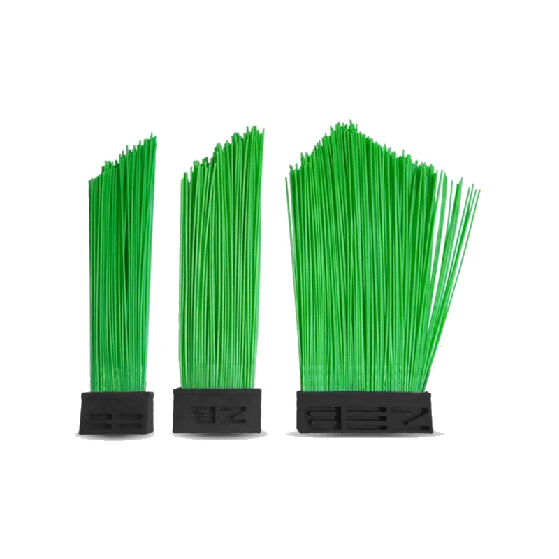 Customized Yellow Nylon Side Broom For Rotating Forklift Sweeper Brush